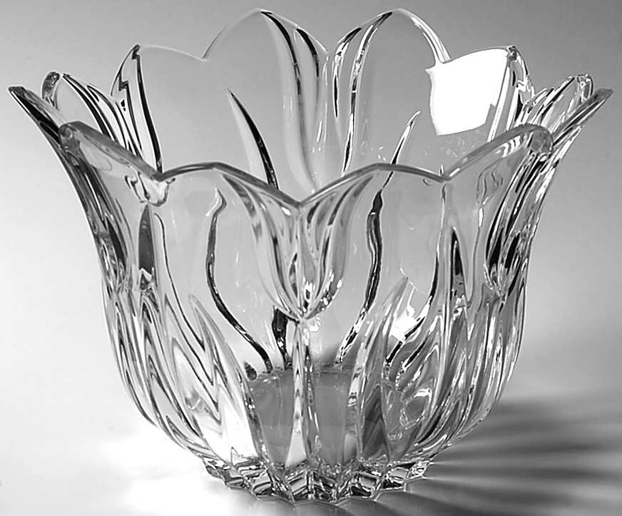 Tulip (Giftware) 9" Round Bowl by Gorham Crystal-1