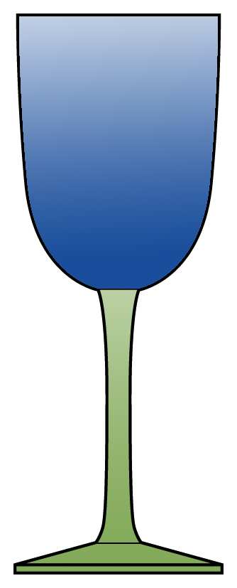 Avante Cobalt Blue Wine Glass by Gibson-1