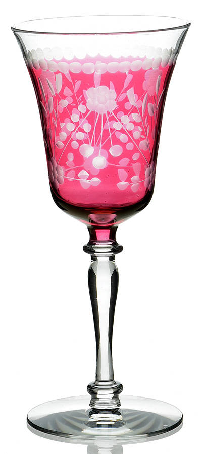 2011-8 Water Goblet by Glastonbury - Lotus-1