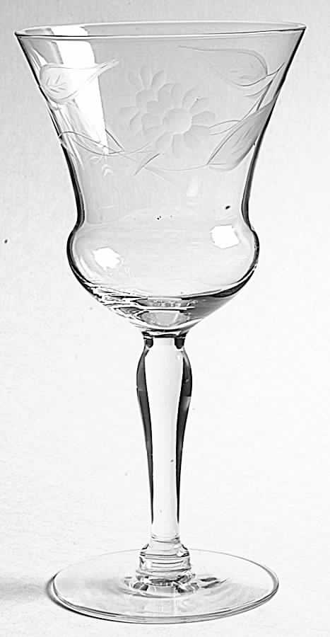 3720-3 Water Goblet by Glastonbury - Lotus-1