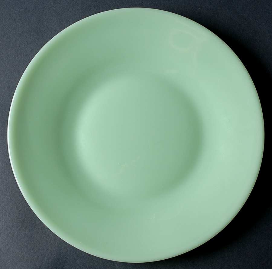 Jadeite-Green Glass Salad Plate by Martha Stewart-1