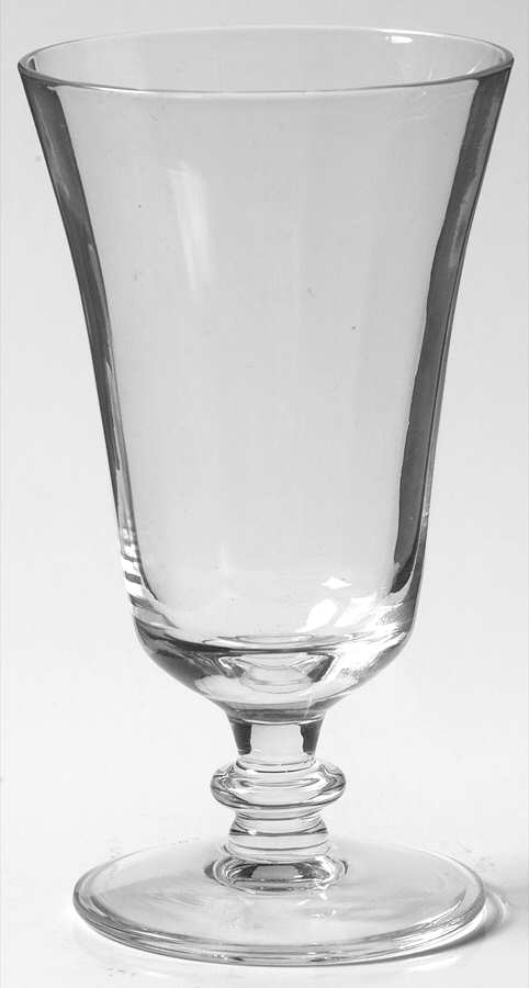 2011 Clear (Optic) Juice Glass by Glastonbury - Lotus-1