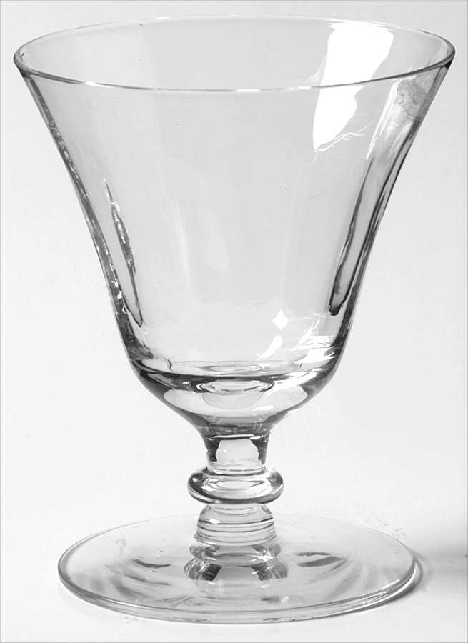 2011 Clear (Optic) Oyster or Fruit Cocktail by Glastonbury - Lotus-1
