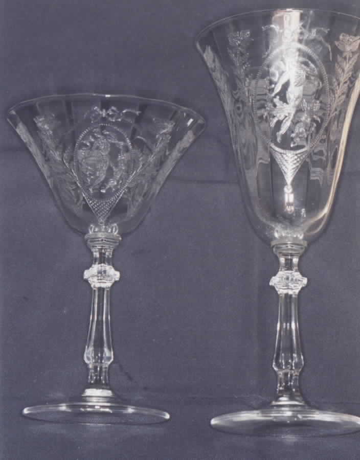 75-3 Water Goblet by Glastonbury - Lotus-1