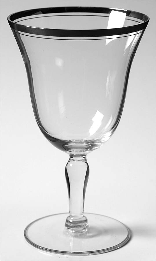 333-2 Water Goblet by Glastonbury - Lotus-1