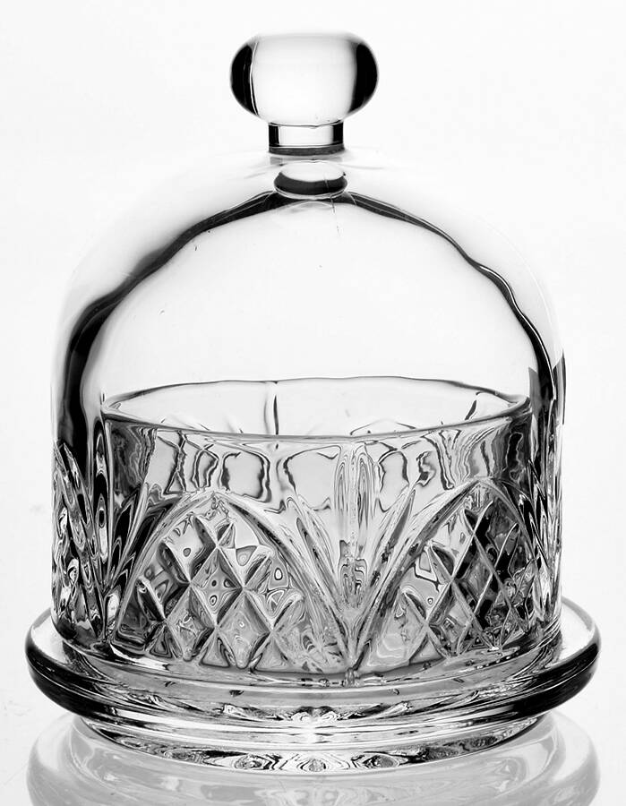 Dublin Individual Round Butter Dish & Lid by Godinger-1