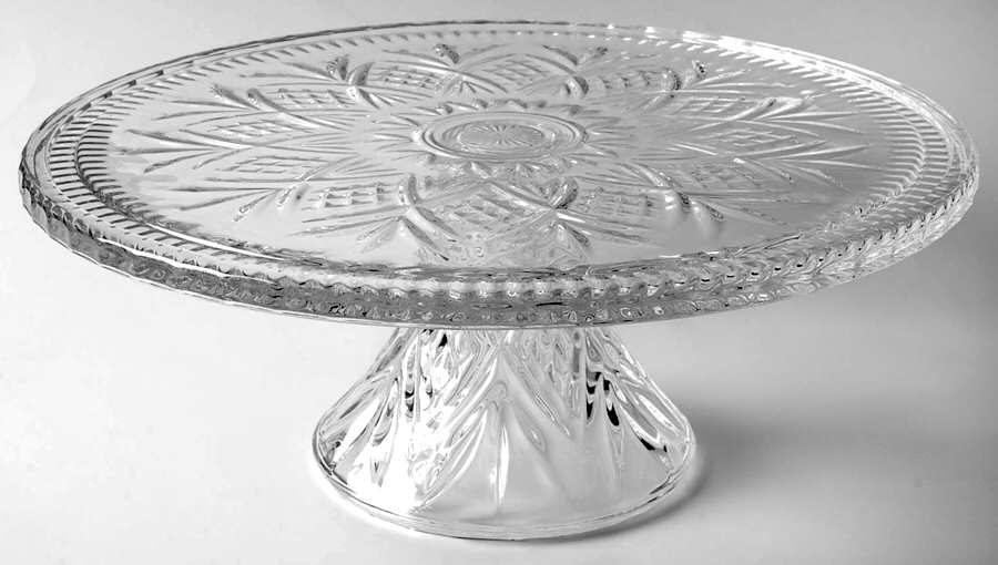 Dublin 12" Diameter Pedestal Cake Stand No Dome by Godinger-1