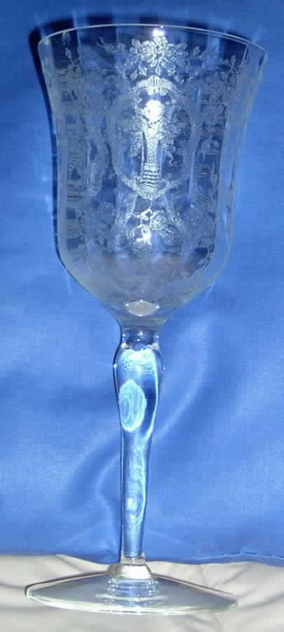 Bridal Bouquet (Stem #1000) Water Goblet by Glastonbury - Lotus-1
