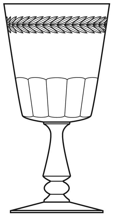 54-5 Water Goblet by Glastonbury - Lotus-1