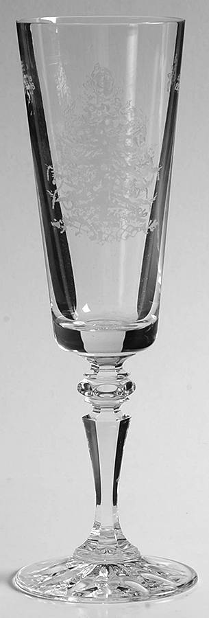 Christmas Tree Fluted Champagne by Galway-1
