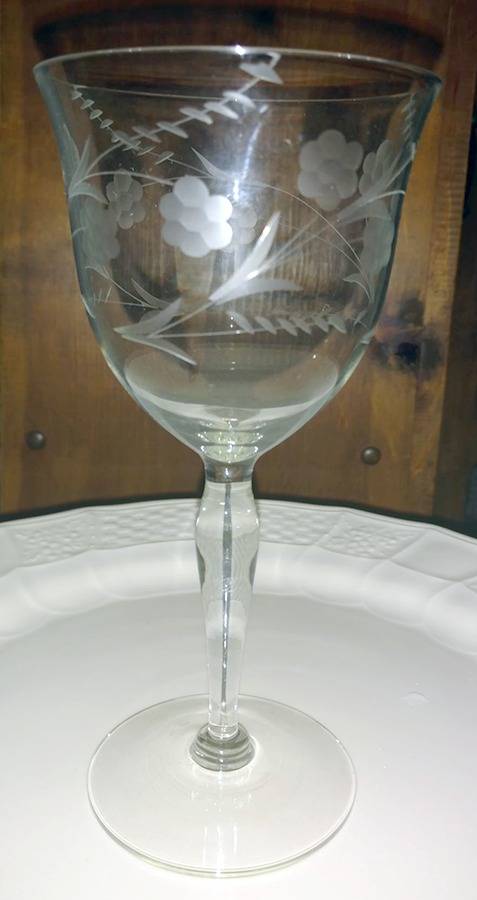 36-4 Water Goblet by Glastonbury - Lotus-1