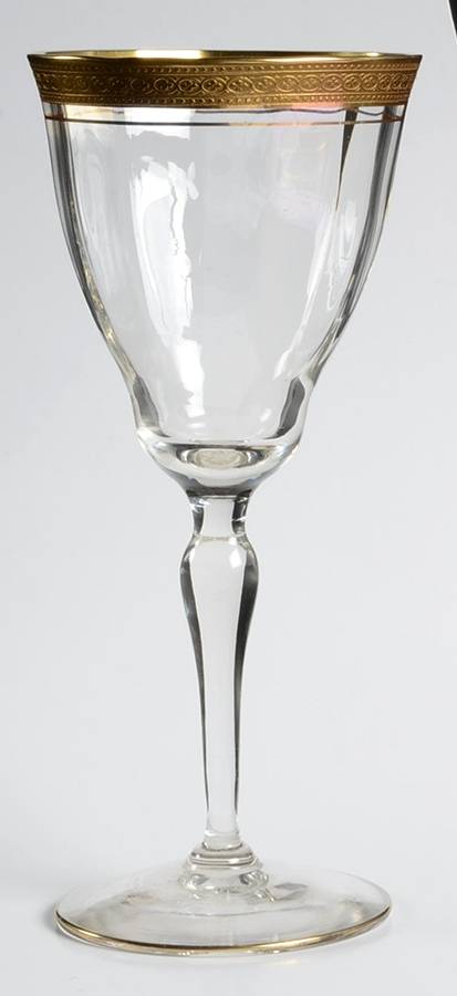 Bracelet (Stem 1125) Water Goblet by Glastonbury - Lotus-1