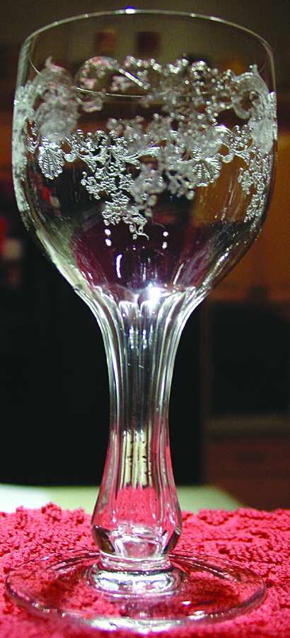 Garland (Stem #25) Tall Hollow Stem Champagne by Glastonbury - Lotus-1