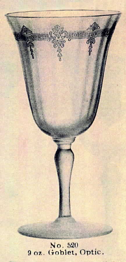 Cleo Water Goblet by Glastonbury - Lotus-1