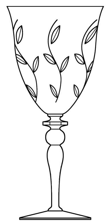 67-7 Water Goblet by Glastonbury - Lotus-1