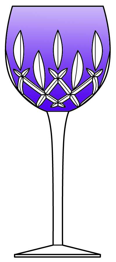 Lady Anne Amethyst Balloon Wine by Gorham Crystal-1