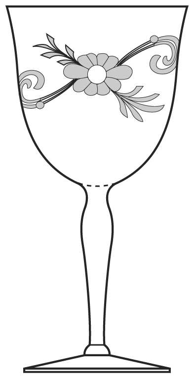 36-5 Water Goblet by Glastonbury - Lotus-1