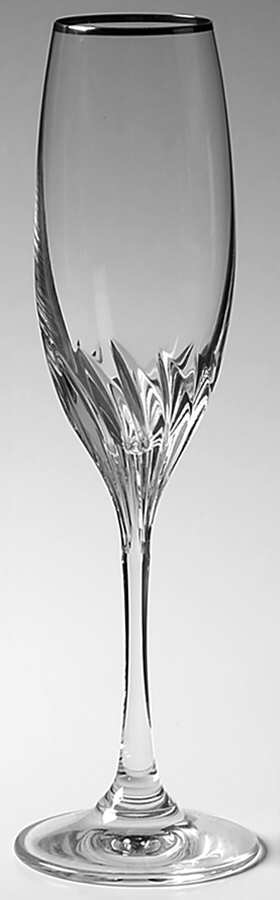 Romantique-Platinum Fluted Champagne by Gorham Crystal-1