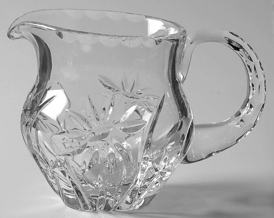 Floral Garden Creamer by Gorham Crystal-1