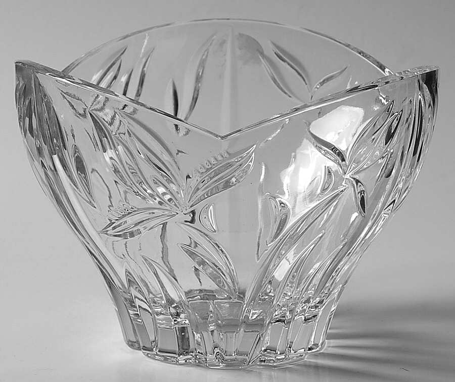 Floral Garden 6" Round Bowl by Gorham Crystal-1