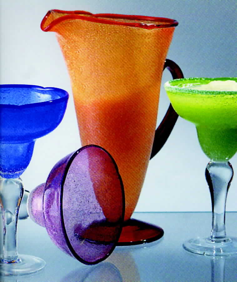 Provance Blue Margarita Glass by Global Amici-1