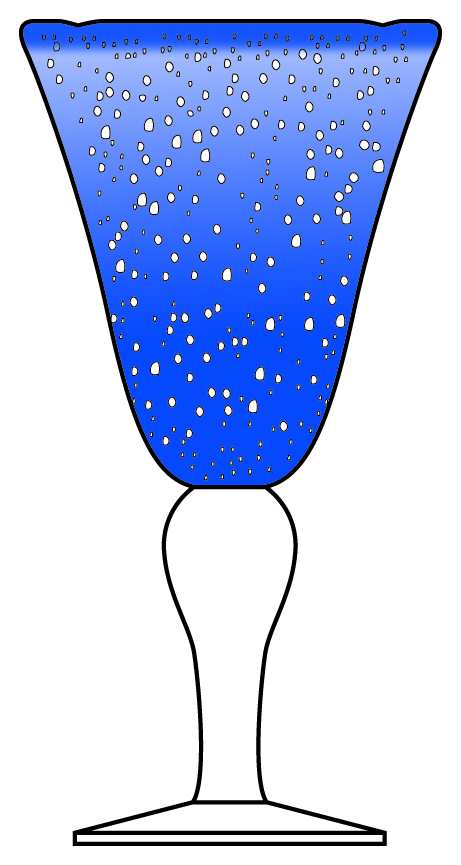Provance Blue Water Goblet by Global Amici-1
