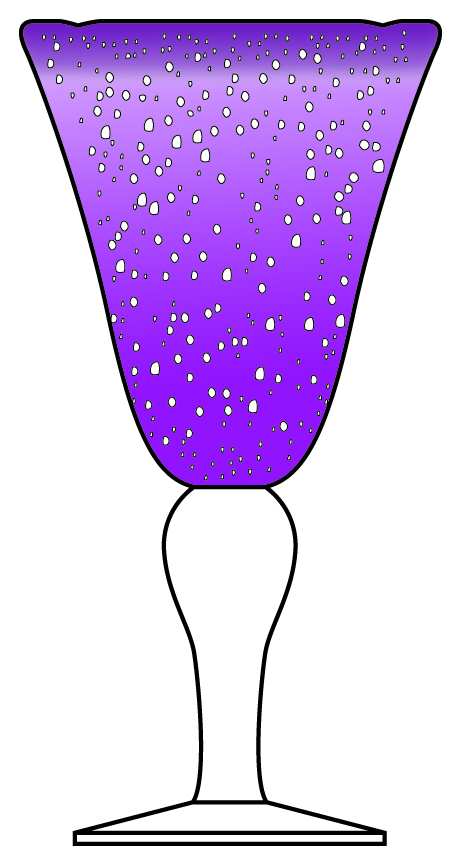 Provance Purple Water Goblet by Global Amici-1