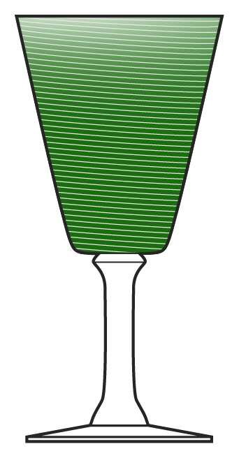 Swirl Green Water Goblet by Global Amici-1
