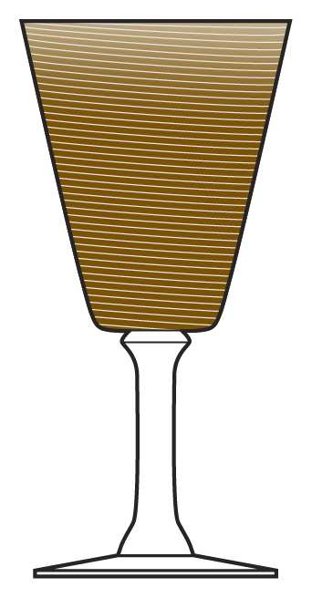 Swirl Amber Water Goblet by Global Amici-1