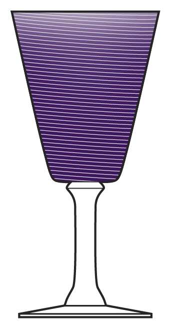 Swirl Purple Water Goblet by Global Amici-1