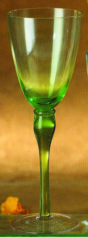 Primavera Green Water Goblet by Global Amici-1