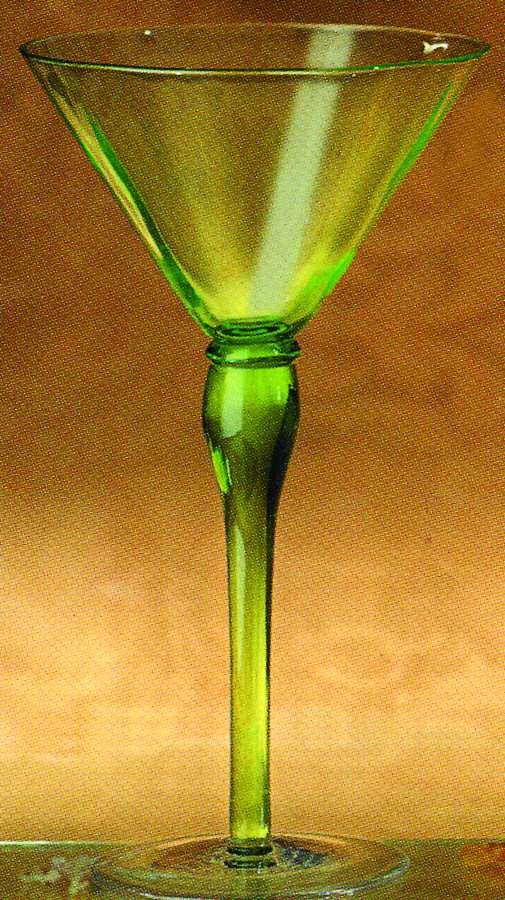 Primavera Green Martini Glass by Global Amici-1