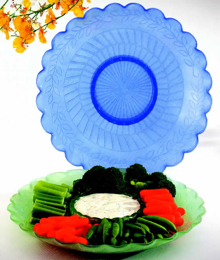 Carmel Periwinkle Blue 13" and Over, Platter by Global Amici-1