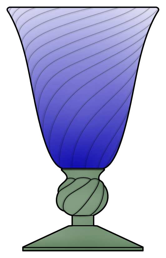Spirale Water Goblet by Global Amici-1