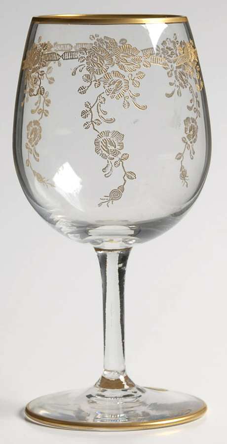 Roseate (Stem #L10) Wine Glass by Glastonbury - Lotus-1