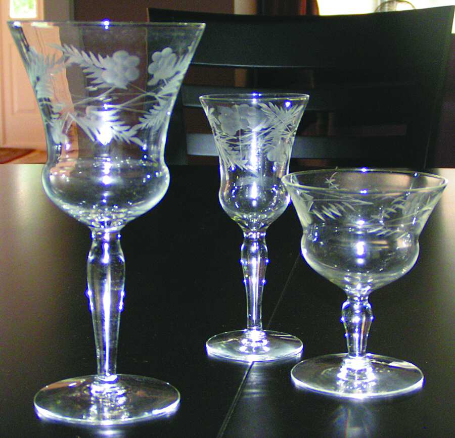 3720-7 Water Goblet by Glastonbury - Lotus-1