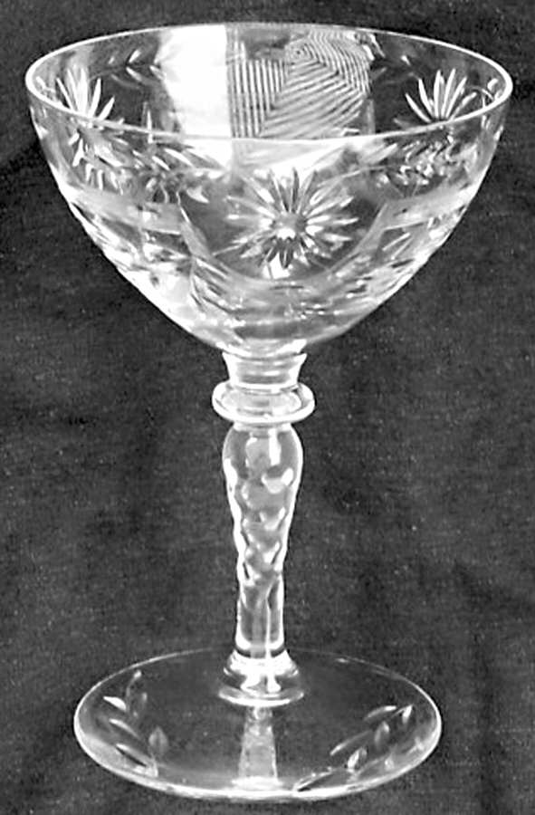 Hostess (Stem #77) Champagne/Tall Sherbet by Glastonbury - Lotus-1