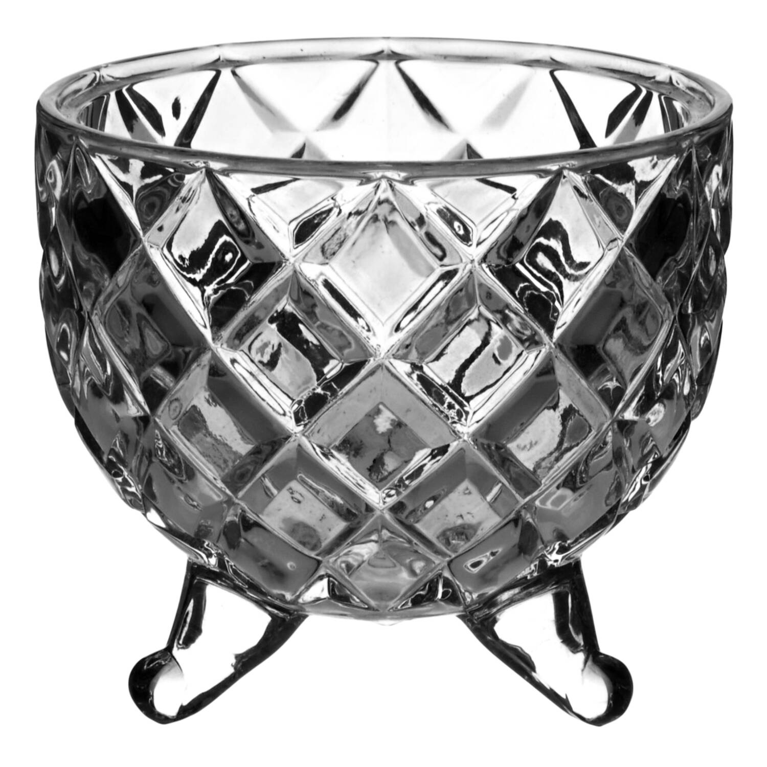Pineapple Collection 3-Footed Candy Dish No Lid by Godinger-1