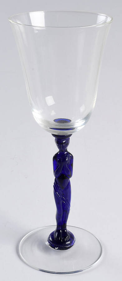 Nude Cobalt Wine by Glass Swan-1
