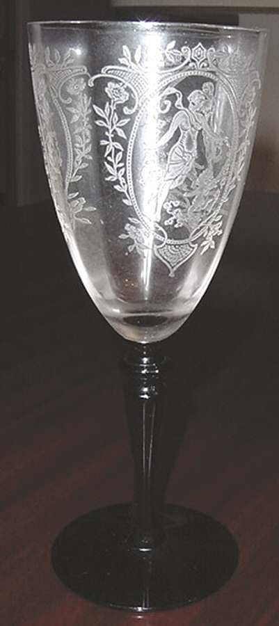 GLL15 Water Goblet by Glastonbury - Lotus-1