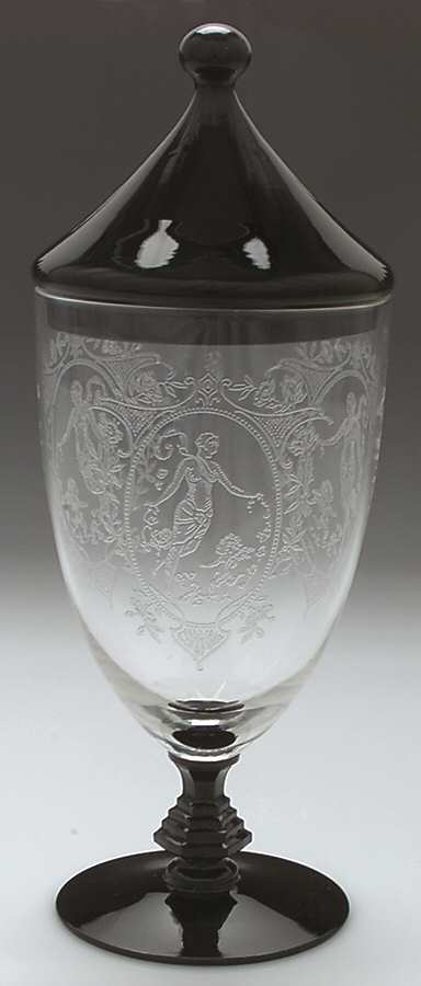 GLL15 Candy Jar & Lid by Glastonbury - Lotus-1