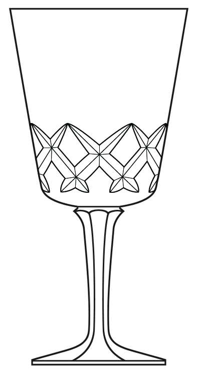 GOR6 Water Goblet by Gorham Crystal-1