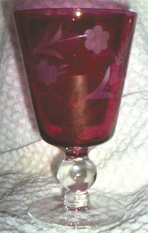 553-5 Water Goblet by Glastonbury - Lotus-1