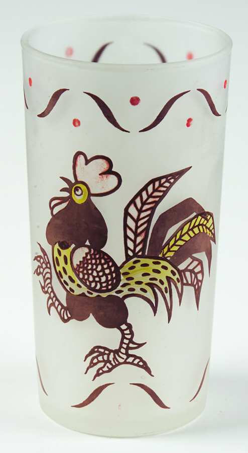 Provincial Rooster 8 Oz Flat Tumbler by Gay Fad-1