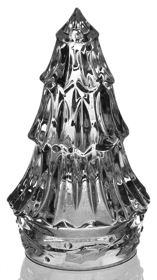 Holiday Traditions Collection Stoppered Tree Shaker by Gorham Crystal-1