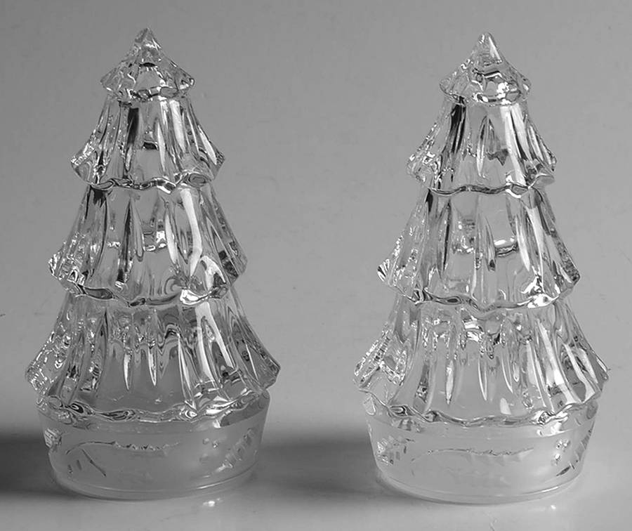 Holiday Traditions Collection Stoppered Tree Shaker Set by Gorham Crystal-1