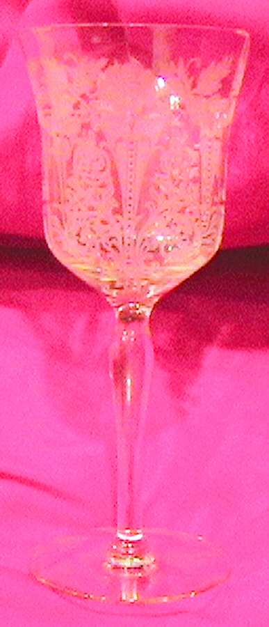Etch 1019 (Stem #1000) Water Goblet by Glastonbury - Lotus-1