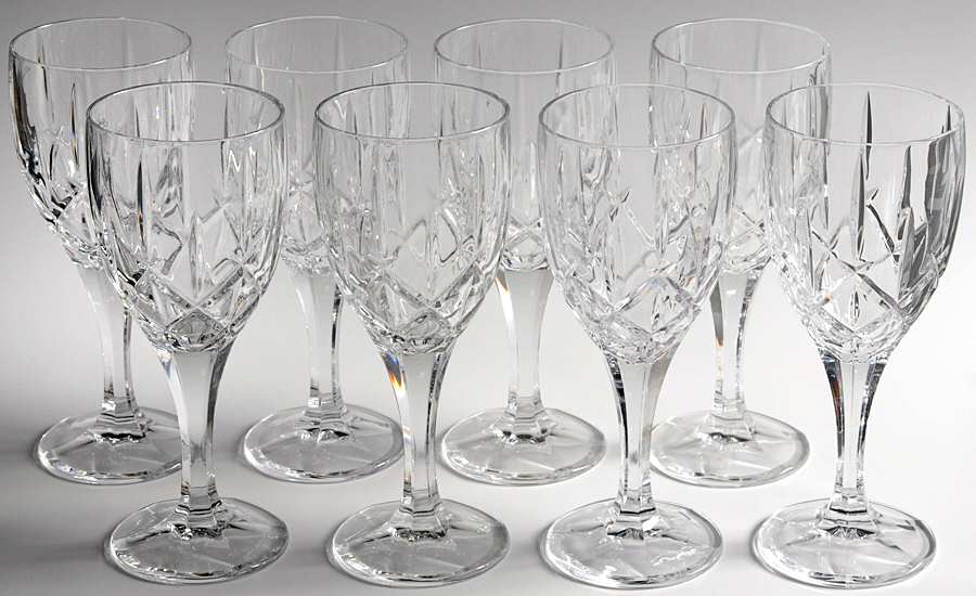 Lady Anne Signature Water Goblet - Set of 8 by Gorham Crystal-1