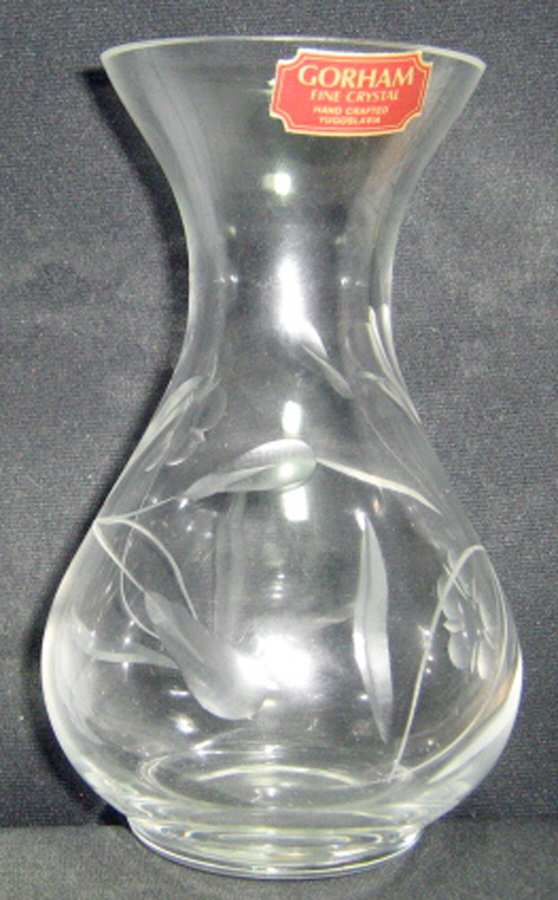 Silk Petal (Giftware) 5" Bud Vase by Gorham Crystal-1