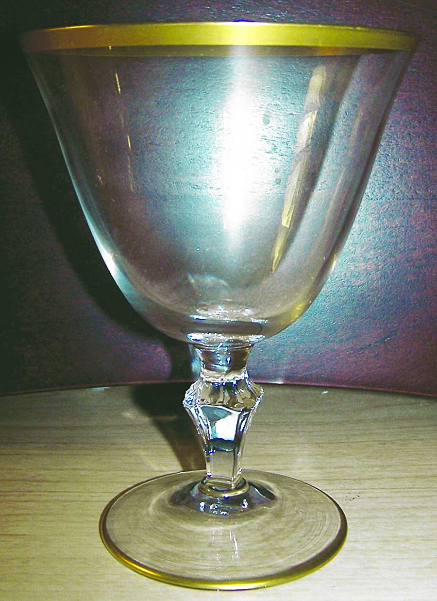 92-4 Water Goblet by Glastonbury - Lotus-1